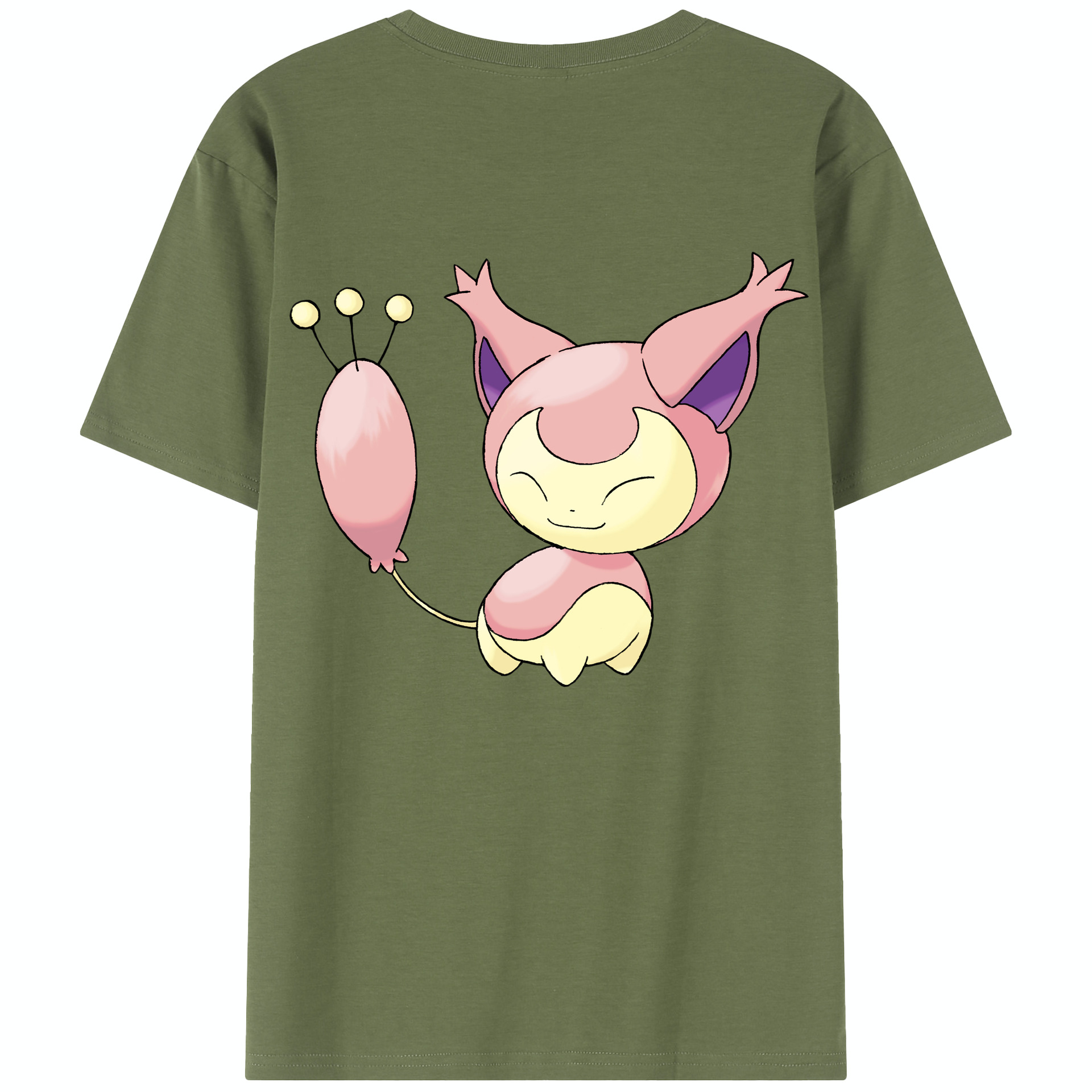 （画像用） ポケットモンスター Pokémon 綿100％半袖Tシャツ（背面プリント）